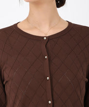 画像をギャラリービューアに読み込む, アーガイルカーディガン/MM538403