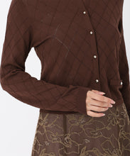 画像をギャラリービューアに読み込む, アーガイルカーディガン/MM538403