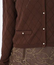 画像をギャラリービューアに読み込む, アーガイルカーディガン/MM538403