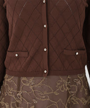 画像をギャラリービューアに読み込む, アーガイルカーディガン/MM538403