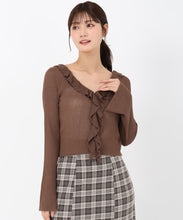 画像をギャラリービューアに読み込む, ラッフルシアーカーディガン/MM538404