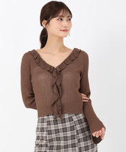 画像をギャラリービューアに読み込む, ラッフルシアーカーディガン/MM538404