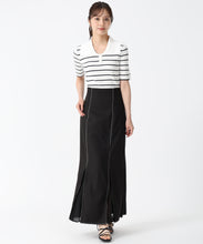 画像をギャラリービューアに読み込む, セーラーカラー半袖ニット/TT528302