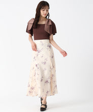 画像をギャラリービューアに読み込む, フラワー柄シアースカート/TT537203