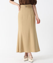 画像をギャラリービューアに読み込む, アソート柄ベルト付マーメイドスカート/TT537204 (マスタード)