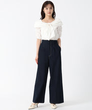 画像をギャラリービューアに読み込む, バックレースアップワイドデニムパンツ/TT537301