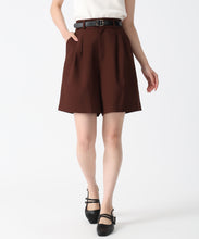 画像をギャラリービューアに読み込む, ベルト付ショートパンツ/TT537302 (ブラウン)