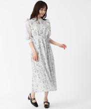 画像をギャラリービューアに読み込む, ボウタイフラワープリーツワンピース/TT537403