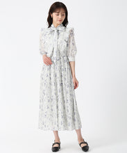 画像をギャラリービューアに読み込む, ボウタイフラワープリーツワンピース/TT537403