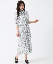 画像をギャラリービューアに読み込む, ボウタイフラワープリーツワンピース/TT537403