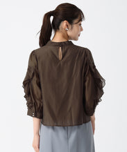 画像をギャラリービューアに読み込む, ラッフルリボンスタンドカラーブラウス/TT538101