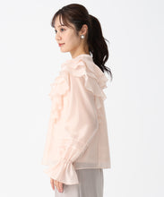 画像をギャラリービューアに読み込む, ヨークフリルシアーブラウス/TT538103