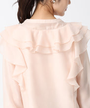 画像をギャラリービューアに読み込む, ヨークフリルシアーブラウス/TT538103