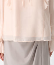 画像をギャラリービューアに読み込む, ヨークフリルシアーブラウス/TT538103