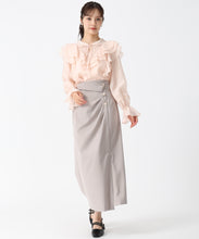 画像をギャラリービューアに読み込む, ヨークフリルシアーブラウス/TT538103