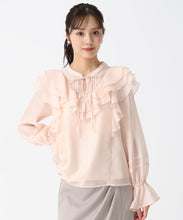 画像をギャラリービューアに読み込む, ヨークフリルシアーブラウス/TT538103