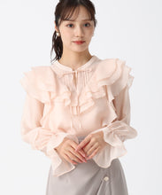 画像をギャラリービューアに読み込む, ヨークフリルシアーブラウス/TT538103
