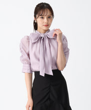 画像をギャラリービューアに読み込む, シャーリングシアーボウタイブラウス/TT538106