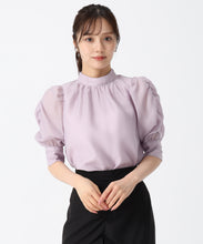 画像をギャラリービューアに読み込む, シャーリングシアーボウタイブラウス/TT538106