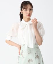 画像をギャラリービューアに読み込む, シャーリングシアーボウタイブラウス/TT538106