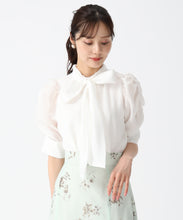 画像をギャラリービューアに読み込む, シャーリングシアーボウタイブラウス/TT538106