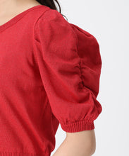 画像をギャラリービューアに読み込む, シャーリングスリーブラメカーディガン/TT538401