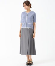 画像をギャラリービューアに読み込む, ラップ風Aラインタックスカート/MM537204