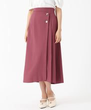 画像をギャラリービューアに読み込む, ラップ風Aラインタックスカート/MM537204