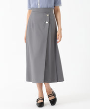 画像をギャラリービューアに読み込む, ラップ風Aラインタックスカート/MM537204