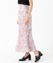 画像をギャラリービューアに読み込む, ボタニカルジャガードマーメイドスカート/MM537207