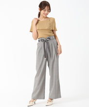 画像をギャラリービューアに読み込む, ベロアリボン2タックワイドパンツ/MM537302
