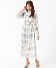 画像をギャラリービューアに読み込む, フラワージュイプリーツワンピース/MM537409 (アイボリー)