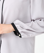 画像をギャラリービューアに読み込む, 配色バンドカラーブラウス/MM538110