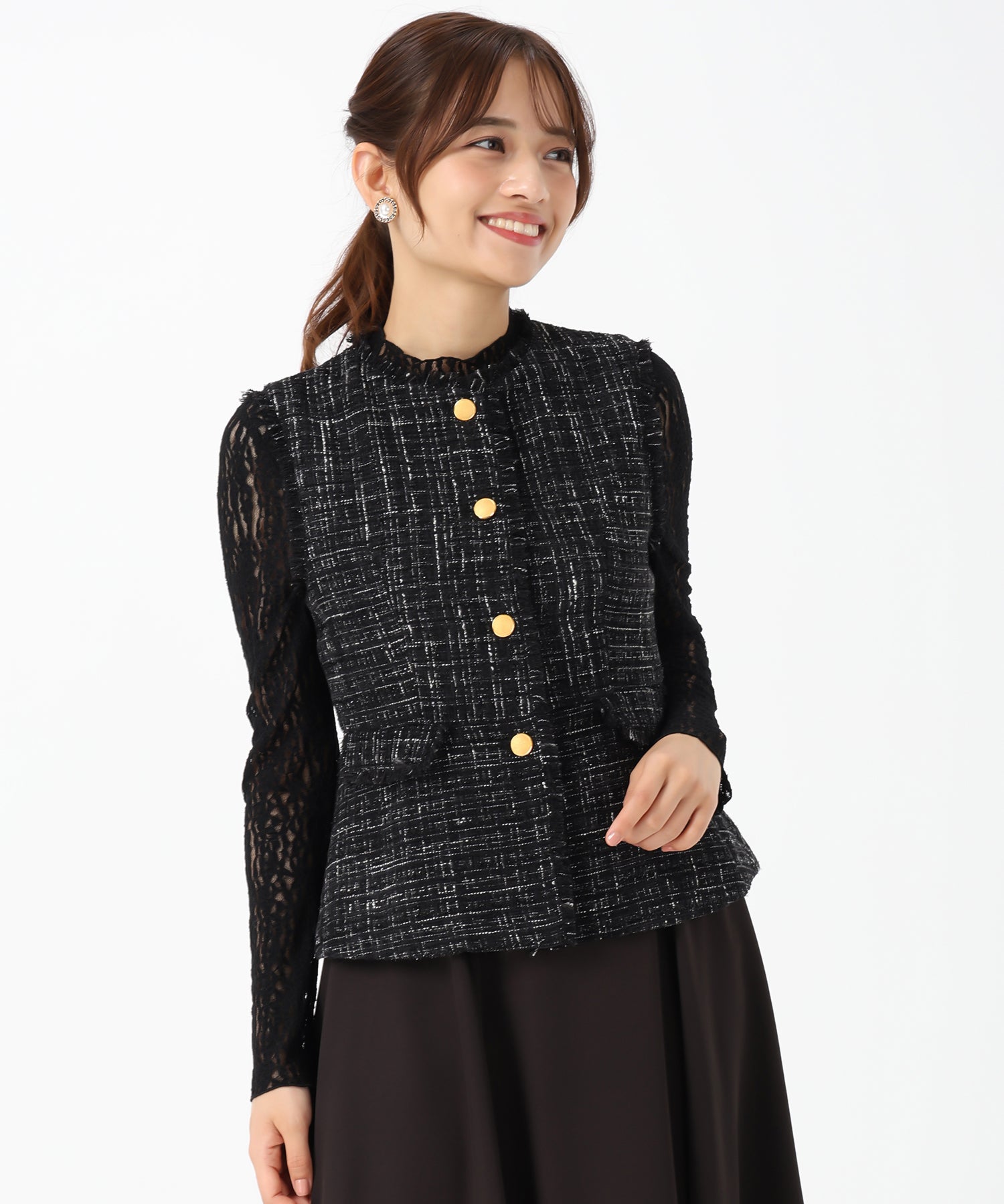 ツイードペプラムジレ/MM538501 – MISCH MASCH|31 Sons de mode