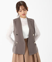 画像をギャラリービューアに読み込む, ダブル釦ジレ/MM538502