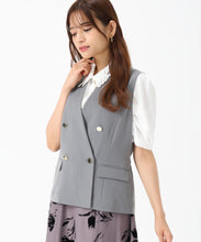 画像をギャラリービューアに読み込む, ダブル釦ジレ/MM538502 (グレー)