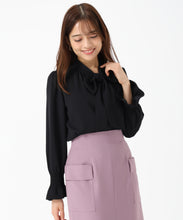 画像をギャラリービューアに読み込む, ボウタイシャーリングブラウス/MM548101