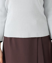 画像をギャラリービューアに読み込む, 配色袖スリットリブニット/MM558305