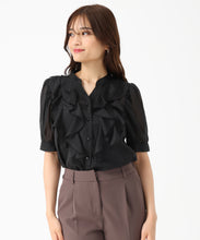 画像をギャラリービューアに読み込む, ラッフルシアーブラウス/MM528107