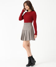 画像をギャラリービューアに読み込む, ベルト付きタックミニスカート/MM537211