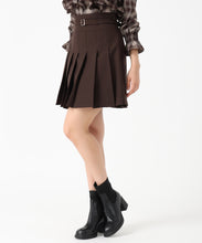 画像をギャラリービューアに読み込む, ベルト付きタックミニスカート/MM537211