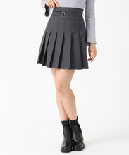 画像をギャラリービューアに読み込む, ベルト付きタックミニスカート/MM537211