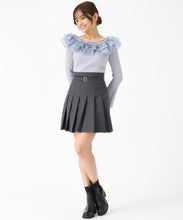 画像をギャラリービューアに読み込む, ベルト付きタックミニスカート/MM537211