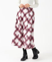 画像をギャラリービューアに読み込む, 【予約販売/9月上旬発売予定】バイアスチェックプリントスカート/MM537213