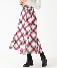 画像をギャラリービューアに読み込む, 【予約販売/9月上旬発売予定】バイアスチェックプリントスカート/MM537213