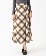 画像をギャラリービューアに読み込む, 【予約販売/9月上旬発売予定】バイアスチェックプリントスカート/MM537213
