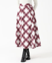 画像をギャラリービューアに読み込む, 【予約販売/9月上旬発売予定】バイアスチェックプリントスカート/MM537213
