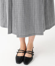 画像をギャラリービューアに読み込む, 【予約販売/9月上旬発売予定】チェック柄タックフレアスカート/MM537214