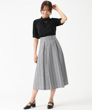 画像をギャラリービューアに読み込む, 【予約販売/9月上旬発売予定】チェック柄タックフレアスカート/MM537214