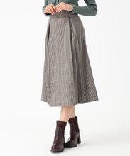 画像をギャラリービューアに読み込む, 【予約販売/9月上旬発売予定】チェック柄タックフレアスカート/MM537214